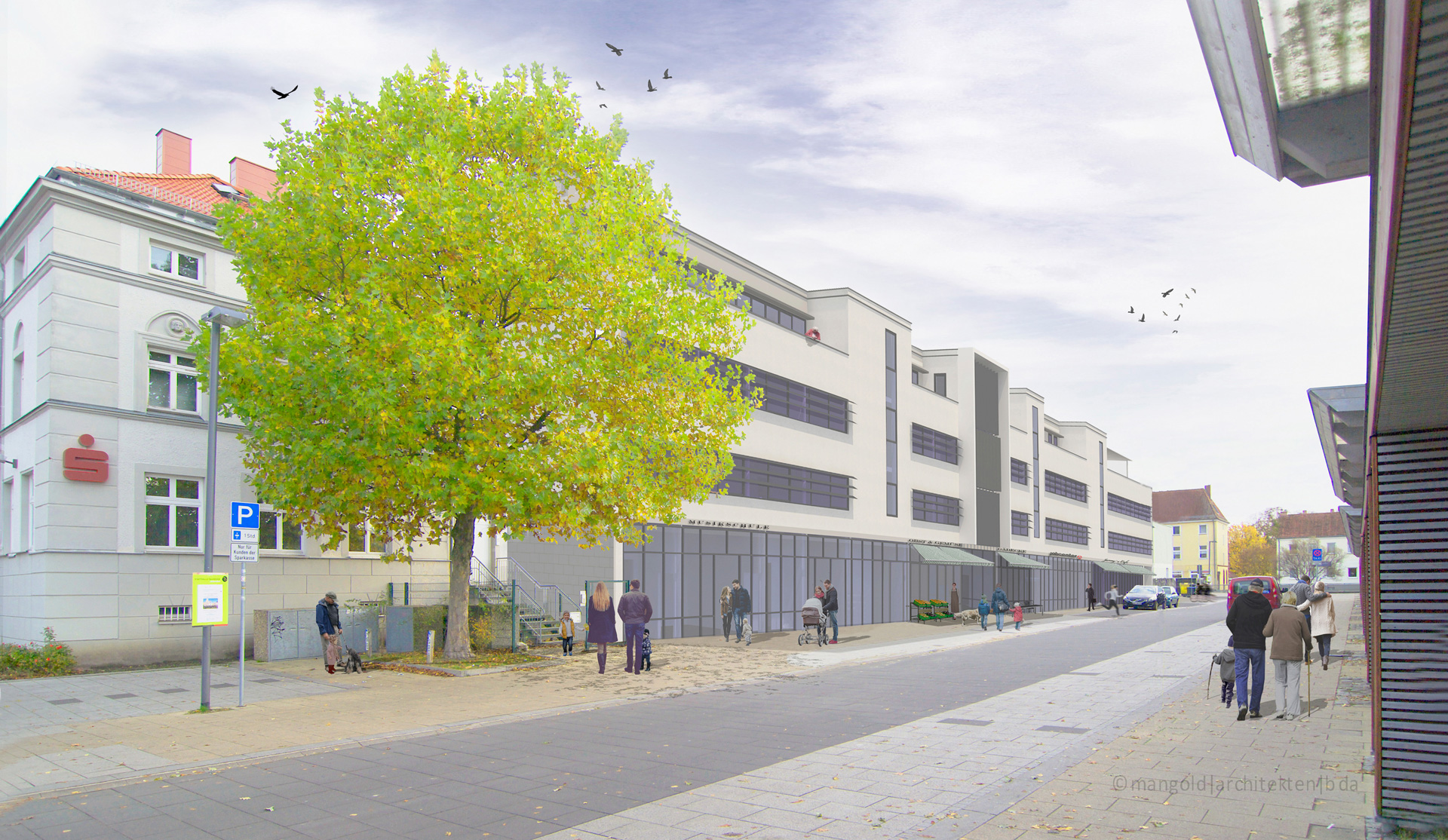 Bahnstrasse Falkensee Verwaltungs und Geschäftshaus