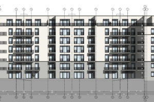 Eichhorster Straße Geschosswohnungsbau Ansicht West